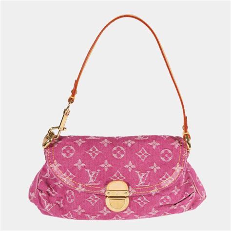 lv pink denim bag|lv denim bum bag.